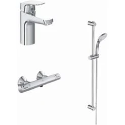 Ideal Standard Armaturenpaket Ceraflex Inkl. Brausethermostat Chrom