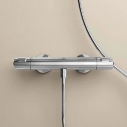 Ideal Standard Armaturenpaket Ceraflex Inkl. Brausethermostat Chrom -Dusch Welt Verkauf 611281 3049 12