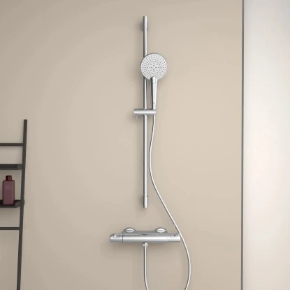 Ideal Standard Brausethermostat Ceratherm T50 Aufputz Mit Ablage Chrom 6 Ideal Standard Brausethermostat Ceratherm T50 Aufputz Mit Ablage Chrom – Bild 4