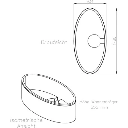 Ottofond Wannenträger Gomera 4 Ottofond Wannenträger Gomera – Bild 2