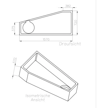 Ottofond Wannenträger Bahia Typ B 4 Ottofond Wannenträger Bahia Typ B – Bild 2