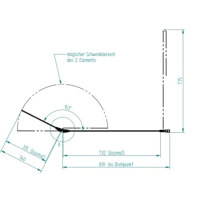 Echtglas Wannenaufsatz 2-teilig Mod. B 1.400 Mm X 800/340 Mm Glas 5 Mm 4 Echtglas Wannenaufsatz 2-teilig Mod. B 1.400 Mm X 800/340 Mm Glas 5 Mm – Bild 2
