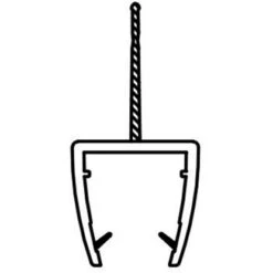 Dichtleiste Für Duschkabinen 2er-Set 8 Mm Glasstärke -Dusch Welt Verkauf 702407 4633 6