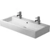 Duravit Waschbecken Vero 100 Cm Weiß Mit Überlauf + 2 Hahnlöchern -Dusch Welt Verkauf 72936 2438 454100024 194 1
