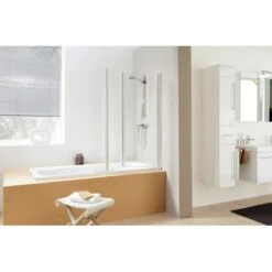 Wannenaufsatz Einfaltbar Mit Abperl-Effekt Duna I Echtglas 135 Cm X 107 Cm -Dusch Welt Verkauf 7 badewannenaufsatz duna 1 1