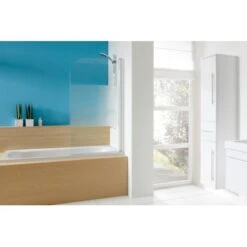 Badewannenaufsatz Lago I Weiß -Dusch Welt Verkauf 7 badewannenaufsatz lago 1 1