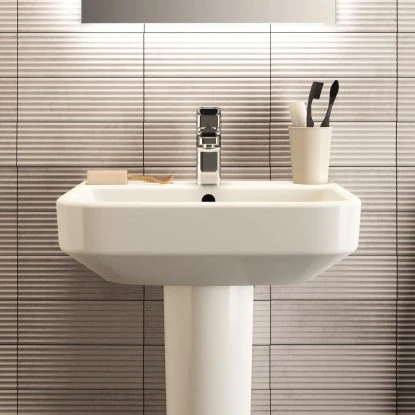 Ideal Standard Wandsäule I.life S Weiß 8 Ideal Standard Wandsäule I.life S Weiß – Bild 6