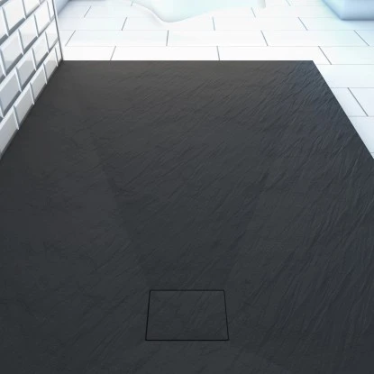 Aurlane Duschtasse "Stone" 140 X 90 Anthrazit 3 Aurlane Duschtasse "Stone" 140 X 90 Anthrazit