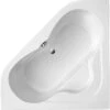 Eck-Badewanne Lucia 140 Cm Weiß -Dusch Welt Verkauf 852103 3209