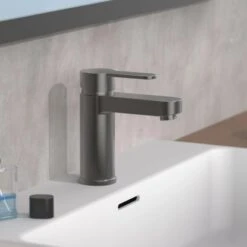 SchütteWaschtischarmatur Elephant Graphit Matt -Dusch Welt Verkauf 853129 2759 3