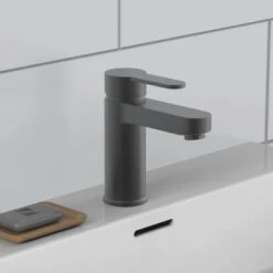 SchütteWaschtischarmatur Elephant Graphit Matt -Dusch Welt Verkauf 853129 2759 4