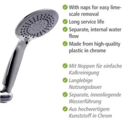 Wenko Brauseset Young Chrom -Dusch Welt Verkauf 903234 1068 06