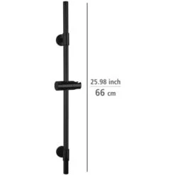 Wenko Duschstange Basic Schwarz 9 Wenko Duschstange Basic Schwarz -Dusch Welt Verkauf 903260 1068 04