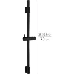 Wenko Duschstange Classic Schwarz 70 Cm 9 Wenko Duschstange Classic Schwarz 70 Cm -Dusch Welt Verkauf 903263 1068 04