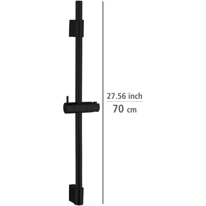 Wenko Duschstange Classic Schwarz 70 Cm 6 Wenko Duschstange Classic Schwarz 70 Cm – Bild 4