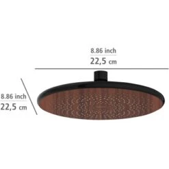 Wenko Regenduschkopf Watersaving Wood Ø 22,5 Cm -Dusch Welt Verkauf 903683 1068 06
