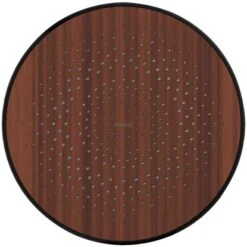 Wenko Regenduschkopf Watersaving Wood Ø 22,5 Cm -Dusch Welt Verkauf 903683 1068 08