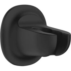 Wenko Duschkopfhalter Libertà Schwarz Befestigen Ohne Bohren -Dusch Welt Verkauf 903762 1068 06