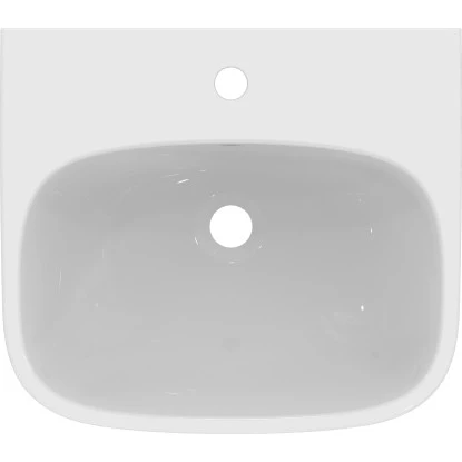 Ideal Standard Waschtisch I.life A 50x44 Cm 1 Hahnloch Mit Überlauf Weiß 4 Ideal Standard Waschtisch I.life A 50x44 Cm 1 Hahnloch Mit Überlauf Weiß – Bild 2