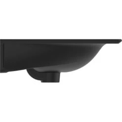 Ideal Standard Möbelwaschtisch Connect Air 64 Cm 1 Hahnloch Mit Überlauf Schwarz -Dusch Welt Verkauf 9803099 3049 4