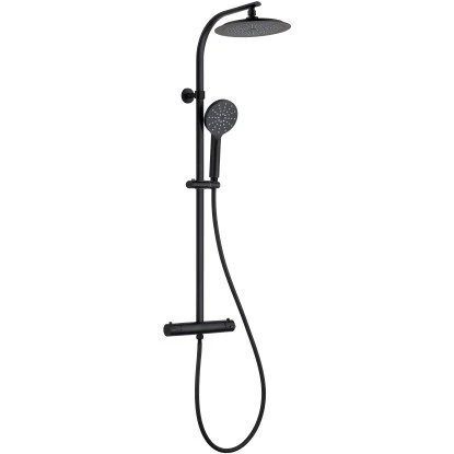 Schütte Überkopfbrause-Set Madura Fresh Schwarz Matt 3 Schütte Überkopfbrause-Set Madura Fresh Schwarz Matt