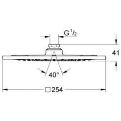 Grohe Kopfbrause Rainshower F-Series 10" 5 Grohe Kopfbrause Rainshower F-Series 10" -Dusch Welt Verkauf nshower fseries kopfbrause 1