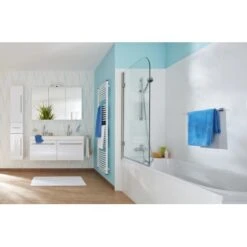 OBI Badewannenaufsatz Varro I Edelstahl