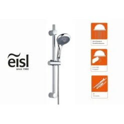 Eisl WELLY Stangenbrauseset Chrom -Dusch Welt Verkauf setwelly5funktionenchrom 4