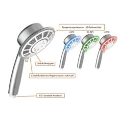 Eisl YLLUMI LED-Handbrause Chrom 20 Eisl YLLUMI LED-Handbrause Chrom -Dusch Welt Verkauf seyllumifarbwechselchrom 8