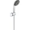 Grohe QuickFix Handbrause-Set Vitalio Start 100 Chrom 3 Strahlarten 2 Grohe QuickFix Handbrause-Set Vitalio Start 100 Chrom 3 Strahlarten -Dusch Welt Verkauf vitaliostart wandhalterset